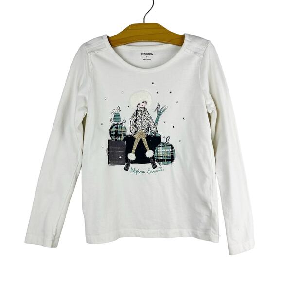 Gymboree Alpine Sweetie Long Sleeve Shirt Size 7 - Picture 1 of 9